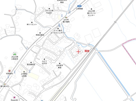 嘉川上中野売土地の - 山口市の小郡の小郡不動産