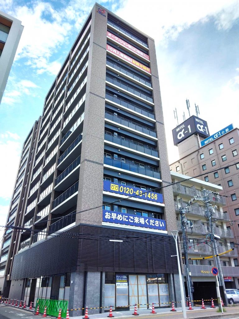 オーヴィジョン新山口駅前ザ・プライム　１Fテナントの(外観) - 山口市の小郡の小郡不動産