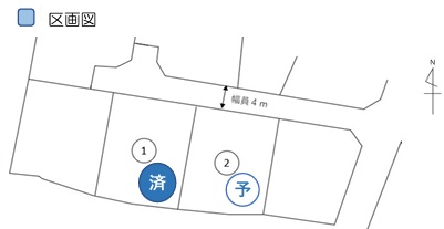 新町売土地 2区画の - 山口市の小郡の小郡不動産