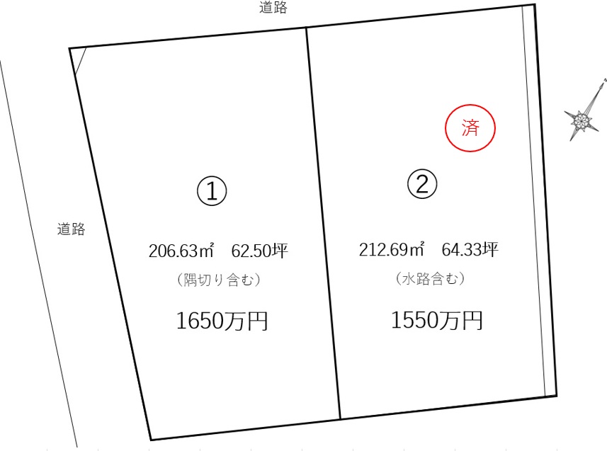 白石３丁目売土地の - 山口市の小郡の小郡不動産