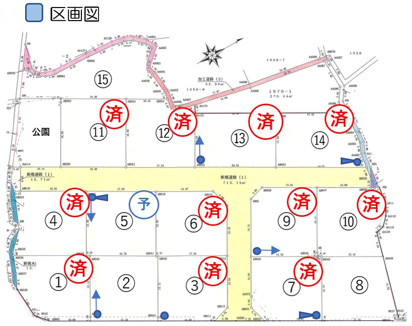 嘉川サニータウン宮の原Ⅱ 15区画の - 山口市の小郡の小郡不動産